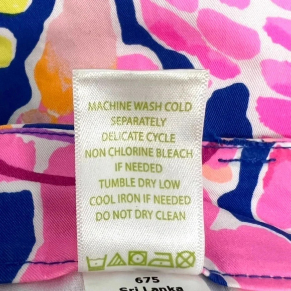 Lilly Pulitzer Catch And Release Callahan Chino Pants Straight Leg Size 2 - Picture 11 of 12